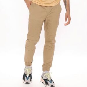 RScoop Motto Jogger Khaki Pants